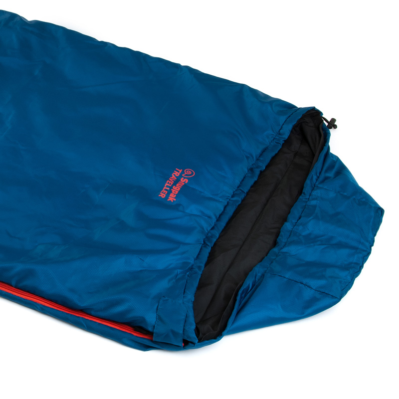 Snugpak Travelpak Traveller Lightweight Summer Sleeping Bag TVPT1 Blue NEW 
