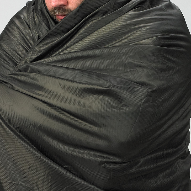 Free post Snugpak Insulated Travel Jungle Blanket Black Quilt Duvet Compact 